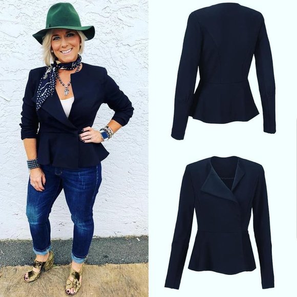 CAbi Jackets & Blazers - CAbi 3549 Agency Peplum Jacket Size 10 New In Bag